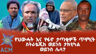 የህውሓት እና የፋኖ ታጣቂዎች ጥምረት ስትራቴጂክ ወይንስ ታክቲካል ወይንስ ሌላ [upl. by Anairam]