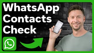 How To Check WhatsApp Contacts On iPhone [upl. by Leahcim]