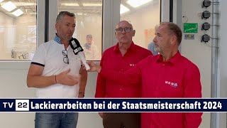 Die Aufgaben im Bereich Lackiererei bei der STAATSMEISTERSCHAFT Fahrzeugtechnik Tirol 2024 [upl. by Whit]