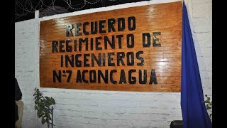 Ex soldados conscriptos inauguraron réplica de la antigua entrada al Regimiento de Ingenieros [upl. by Heringer]