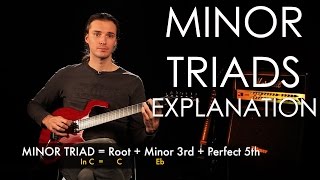 5 Minor Triads  Explanation [upl. by Aicnilav963]