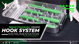 PRODORTH SPINE  Hook System Instrumentation [upl. by Submuloc]