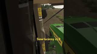 Siew lucerny cz3 farming farmingsimulator22 agriculture shorts [upl. by Shimberg869]