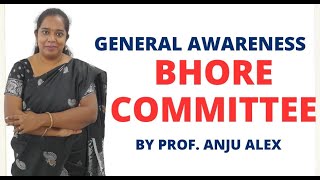 Bhore Committee II General Awareness II Community Health Officer Examination II CHO II [upl. by Leonanie]