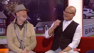 Brookside actors Dean Sullivan Jimmy and Louis Emerick Mick on BBC Breakfast  2nd Feb 2023 [upl. by Sugirdor]