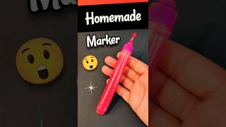 DIY Homemade Marker Pen 🤓 shorts [upl. by Einimod]