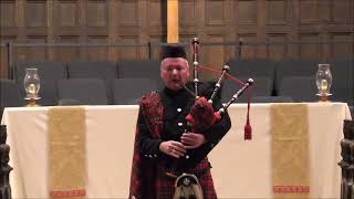 Bagpipe and organ recording of quotHighland Cathedralquot in Church [upl. by Zavras]