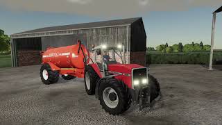 FS19  Attingham Park 28  MF 3690 tour  Straight exhaust [upl. by Akimit618]