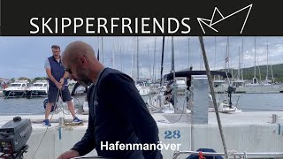 Hafenmanöver  Anlegen am Steg mit Mooring [upl. by Atiseret]