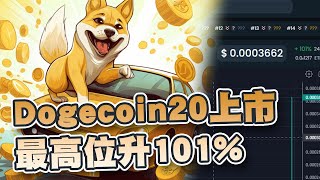 Dogecoin20于4月18日正式上市！最高位升101｜Cryptonews [upl. by Revilo561]