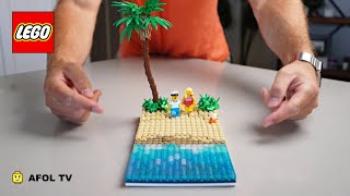 How to make Realistic LEGO Water  How we build our LEGO Beach  Ocean LEGO Water Tutorial [upl. by Abbye]