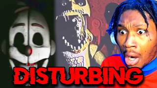 Reacting to the most DISTURBING FNaF VHS Tapes [upl. by Rufena]