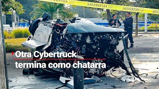 OTRO CYBERTRUCK QUEDA COMO CHATARRA  Ahora en Guadalajara destruyen una unidad de alta gama [upl. by Euqnimod]