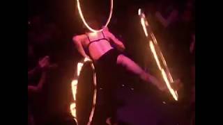 The Box London hula hoop lady show [upl. by Pozzy]