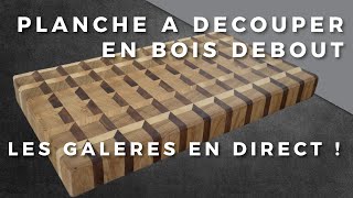 Planche à découper en bois debout 3 D [upl. by Ahsienal147]