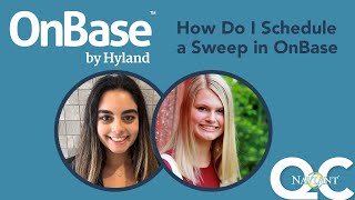 How to Schedule a Sweep in OnBase [upl. by Windham475]