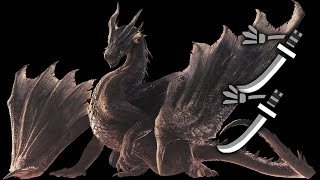 MHWIB Fatalis 009 Duo Long Sword  Fade to Black Fail [upl. by Omsare220]