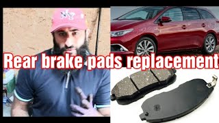 how to replace toyota auris 2016 rear brake pads [upl. by Eiveneg]