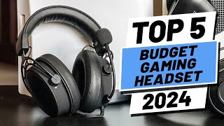 Top 5 BEST Budget Gaming Headsets In 2024 [upl. by Ylloh]