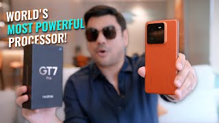 Realme GT7 Pro Unboxing and Impressions  Snapdragon 8 Elite 6500 mAH 120W charging [upl. by Ruyle3]