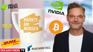 Märkte am Morgen Gold Bitcoin Nvidia Super Micro DAX Bayer Rheinmetall Allianz Dt Bank [upl. by Corliss204]