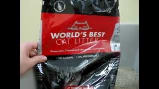 Worlds Best Cat Litter Multi Cat Clumping Formula Product Review [upl. by Eihs240]