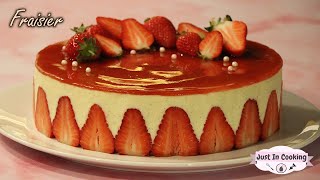 Recette de Fraisier à la Crème Diplomate [upl. by Mcquade951]