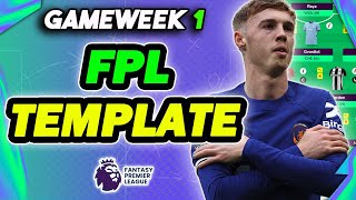 FPL TEMPLATE TEAM  96 AI RATING 🤖  Fantasy Premier League 202425 [upl. by Lichtenfeld]