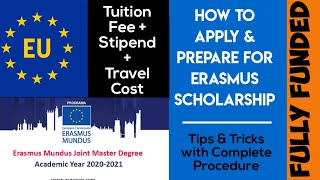 How to Apply in Erasmus Mundus Scholarship  Documents Requirement  Explanation in Urdu  Hindi [upl. by Zemaj224]