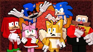 Sonic saves everyone from SonicEXE with voice  Minecraft Animation  Animated [upl. by Duffy]