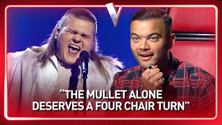 16YearOld boy with a SICK MULLET steals the show in The Voice  Journey 121 [upl. by Elpmet3]