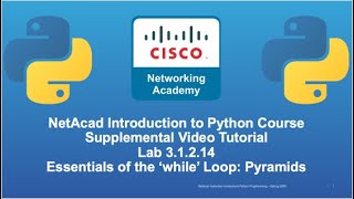 Cisco NetAcad Introduction to Python Course  Supplemental Lab Tutorial amp Solution Set Lab 31214 [upl. by Johen]