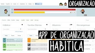 Dica de Organização Aplicativo Habitica [upl. by Einwahr45]