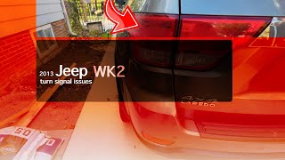 2013 Jeep Grand Cherokee WK2  Turn Signal Issues [upl. by Chantalle]