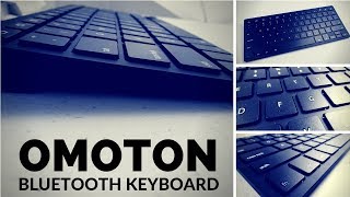 OMOTON Bluetooth Keyboard Review [upl. by Rihaz944]