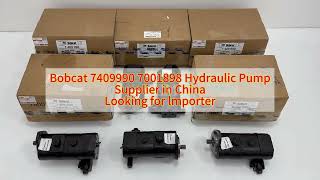 For Bobcat 7409990 7001898 Hydraulic Pump [upl. by Hsirt]