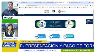 PROGRAMA IMPUESTOS CONTIGO PRESENTACIÓN Y PAGO DE LOS FORMULARIOS 200 Y 400 [upl. by Suidualc]