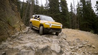 Rivian R1S OffRoad in Colorados Alpine Loop [upl. by Atinihc]