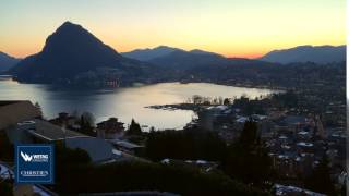 Sunset Lugano in winter [upl. by Anirahtak]