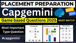 Capgemini Game Based Questions 2025 capgemini [upl. by Asirram]