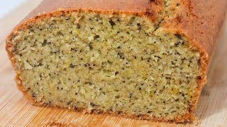 Cake citron pavot sans gluten à ig bas recipe recipe sansgluten shorts food cake recette [upl. by Goldin]