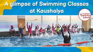 A Glimpse of Swimming Classes at Kaushalya School [upl. by Yrdnal]