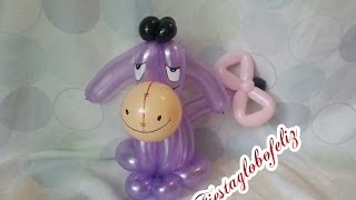 Como hacer a Igor o triste el amigo de winnie pooh con globos [upl. by Corso455]