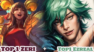 Wild Rift  Top1 Ezreal  Top 1 Zeri Gameplay challnger [upl. by Eugenides377]