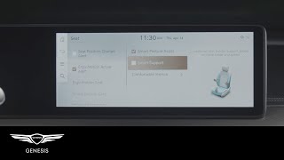 How to Use the Ergo Motion Seats  Genesis GV60  HowTo  Genesis USA [upl. by Xonnel]