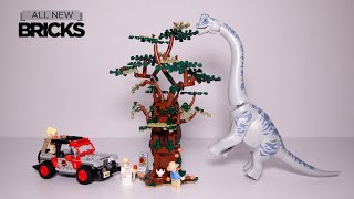 LEGO Jurassic World Indominus Rex vs Ankylosaurus Showdown [upl. by Ylrehs]