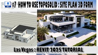 7 HOW TO TOPOSOLID 3D FORM Las Vegas  REVIT 2025 TUTORIAL [upl. by Notfa923]