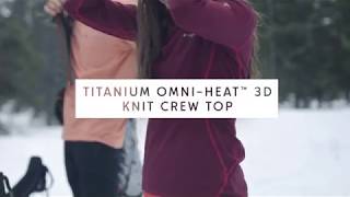 Women’s Titanium OmniHeat 3D™ Knit Crew Top [upl. by Liborio850]