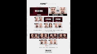 Fame MMA 22 Don Kasjo vs Adamek PGE Narodowy Warszawa na żywo Live Komentarz [upl. by Bonnice]