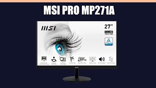 Монитор MSI PRO MP271A [upl. by Ellehsor837]